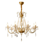 Evaria Crystal Pearl Chandelier
