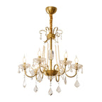 Evaria Crystal Pearl Chandelier