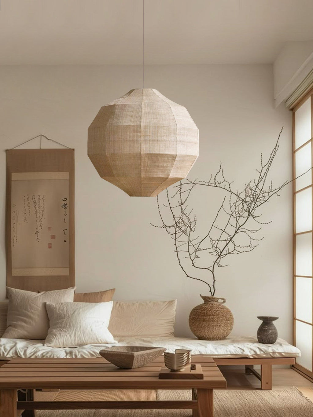 Facet Fabric Pendant Lamp