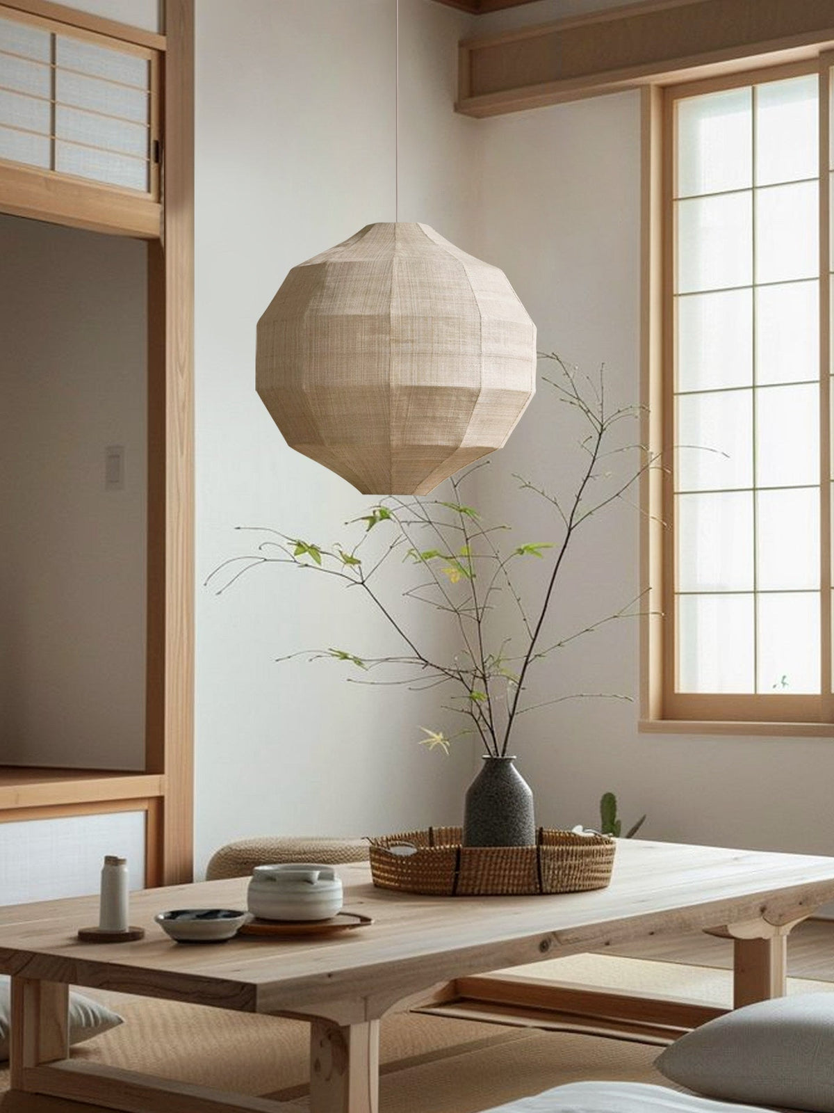Facet Fabric Pendant Lamp