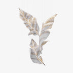 Falling Leaves Glass Chandelier H 23.6″ x W 9.4″ (Single leaf) / Warm Light Chandelier