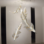 Falling Leaves Glass Chandelier Chandelier
