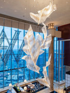 Falling Leaves Glass Chandelier Chandelier