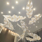 Falling Leaves Glass Chandelier Chandelier