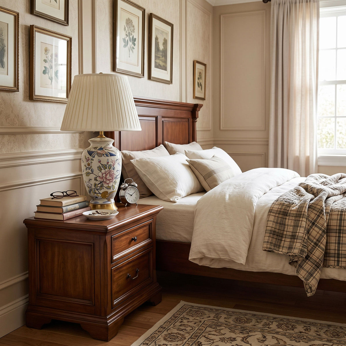 Famille Rose Ceramic Table Lamp