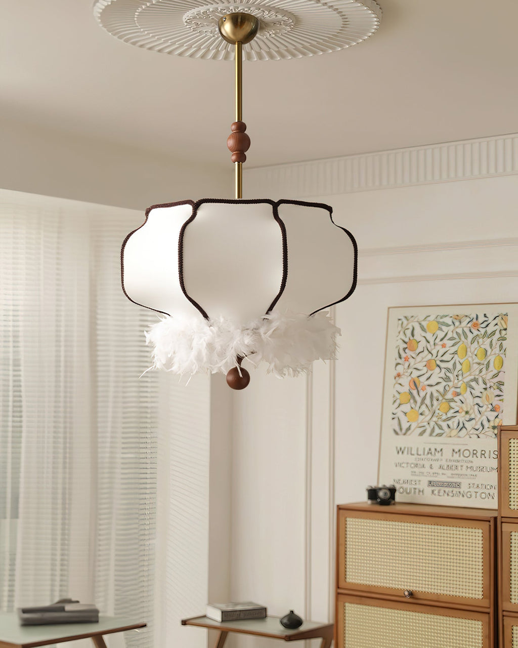 Feathered Lantern Pendant Light Pendant light