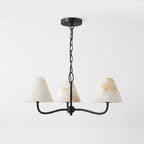 Fenwick Alabaster Cone Chandelier