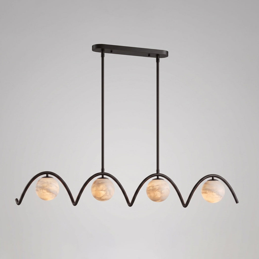 Festoon Alabaster Chandelier