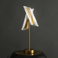 Flame Table Lamp ∅ 6.6″ x H 21.6″ / Dia 17cm x H 55cm / Gold / US plug Table lamp