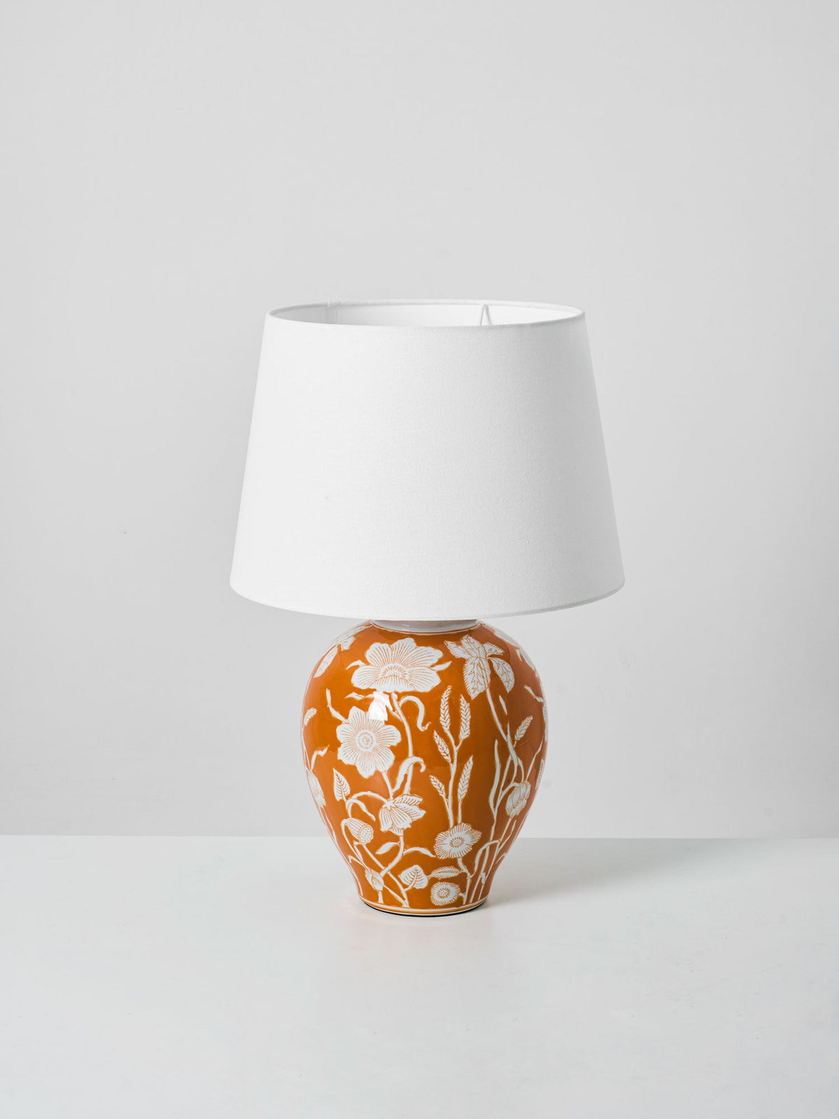 Floral Ceramic Table Lamp