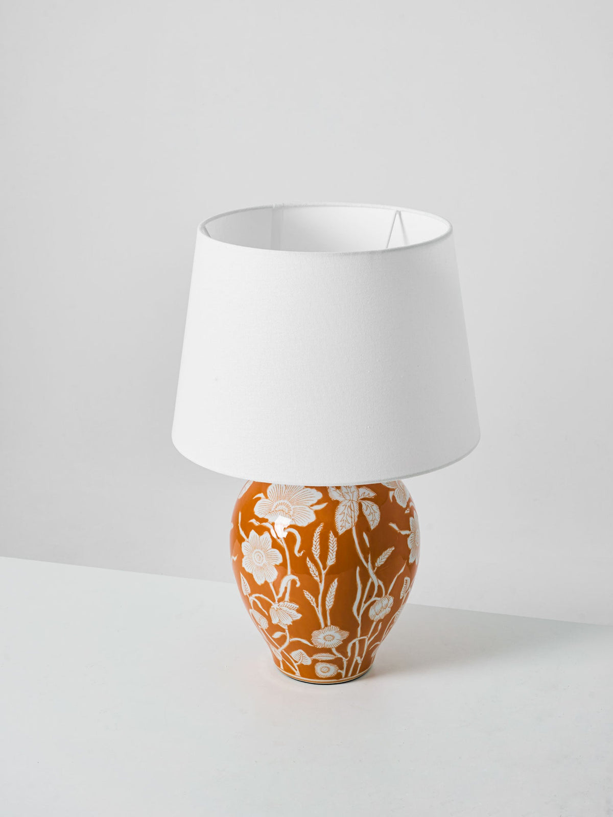 Floral Ceramic Table Lamp