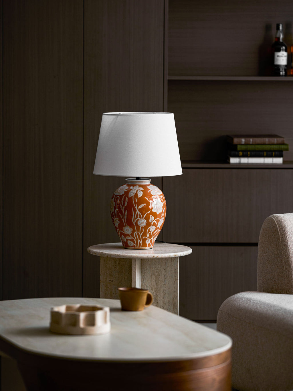 Floral Ceramic Table Lamp