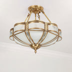 Floral Brass Ceiling Lamp Floor lamp