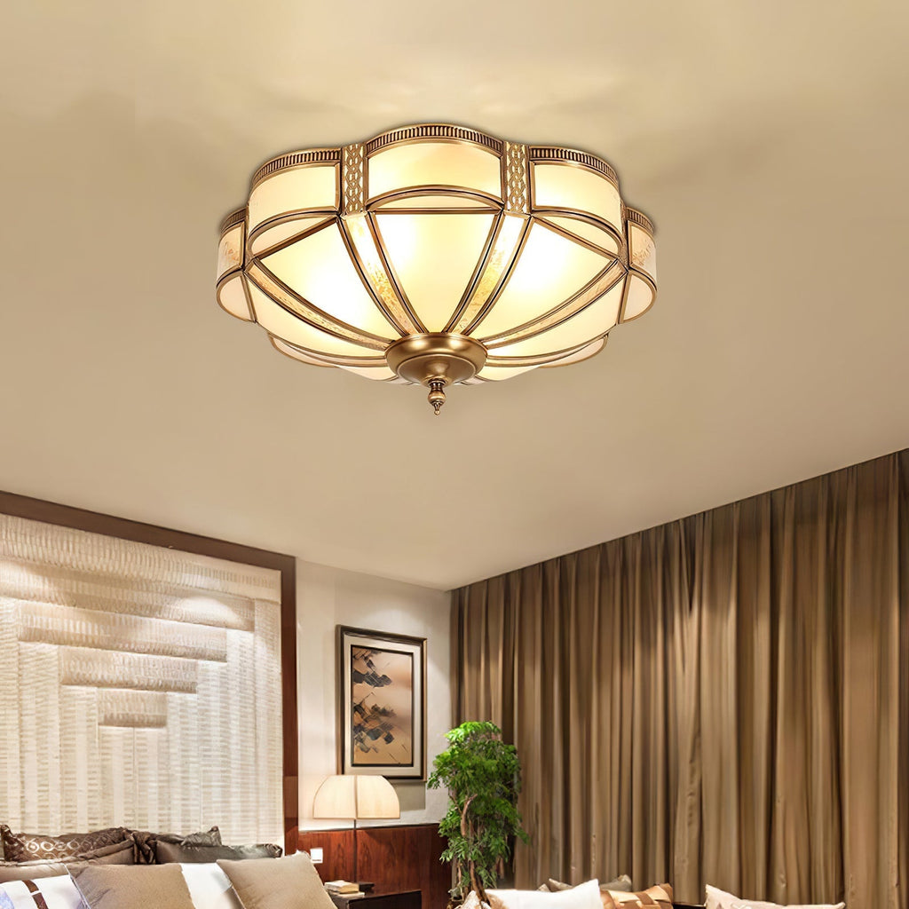 Floral Brass Ceiling Lamp Floor lamp