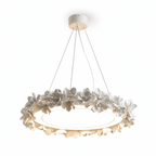 Floral Wreath Chandelier