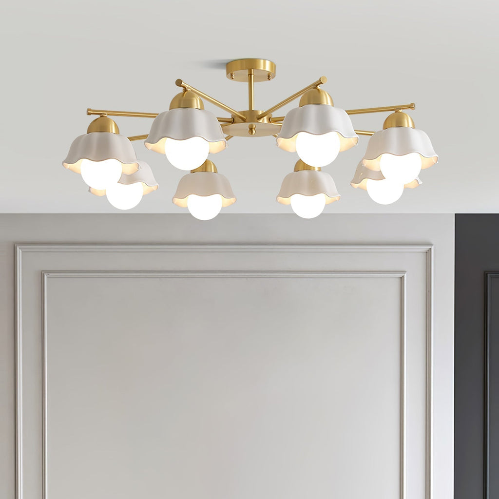 Flower Shade Chandelier Chandelier