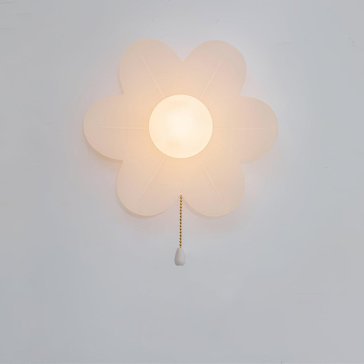 Flowers Wall Lamp ∅ 9.4″ x H 9.4″ / Dia 24cm x H 24cm / White Wall lamp