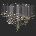 Fluttering Leaves Chandelier ? 98.4″ x 78.7″ / Dia 250cm x 200cm / Amber / Warm Light Chandelier