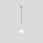 Gea Flying Saucer Pendant Lamp Small ∅ 9.8″ x H 7.9″ / Dia 25cm x H 20cm / White Pendant light