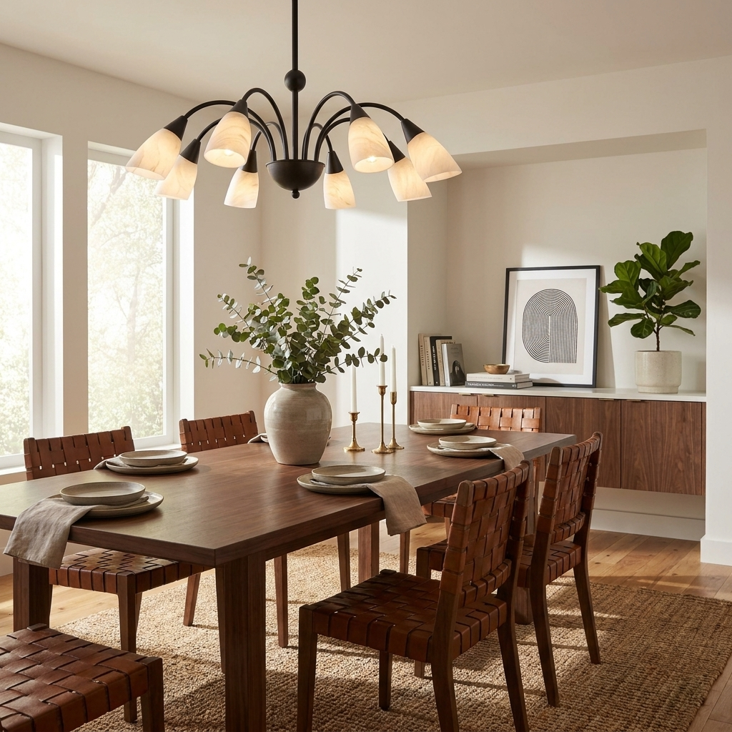 Fontana Alabaster Chandelier