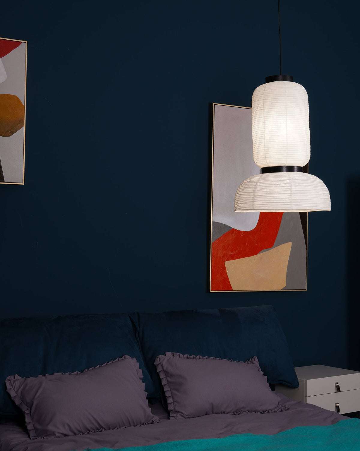 Rice Paper Lantern Pendant Swag Lamp