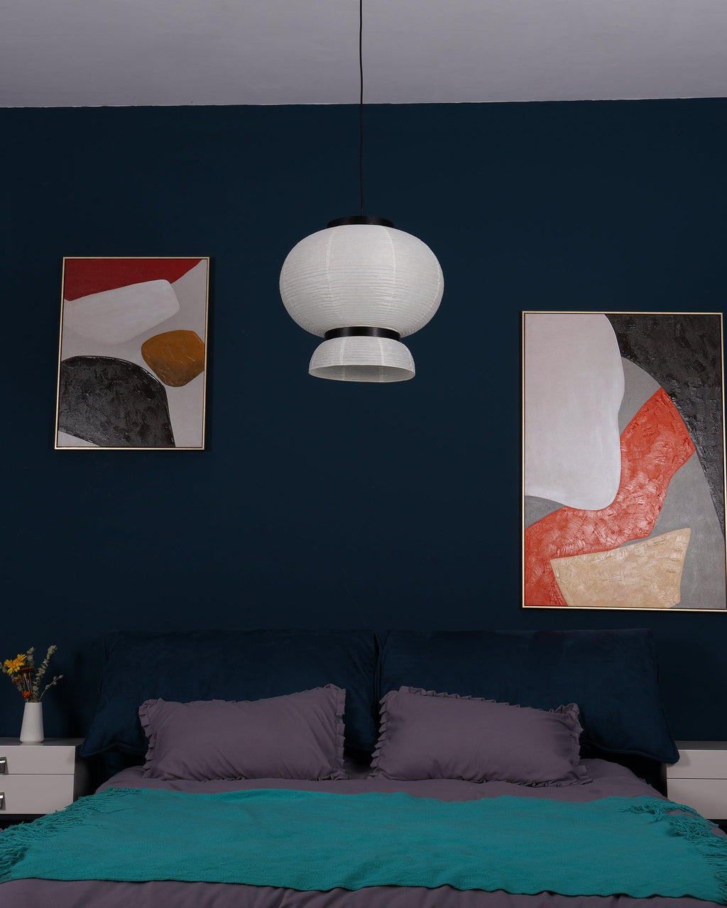 Rice Paper Lantern Pendant Swag Lamp