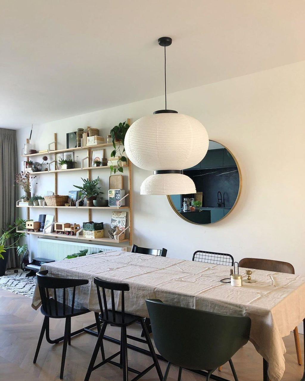Rice Paper Lantern Pendant Swag Lamp