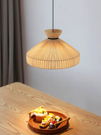 Bellflower Fluted Jute Pendant Lamp