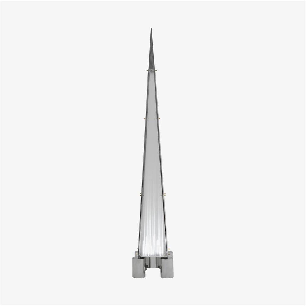 Fragment Floor Lamp ∅ 12.5″ x H 79.5″/Dia 32cm x H 202cm / Chrome / US plug Floor lamp