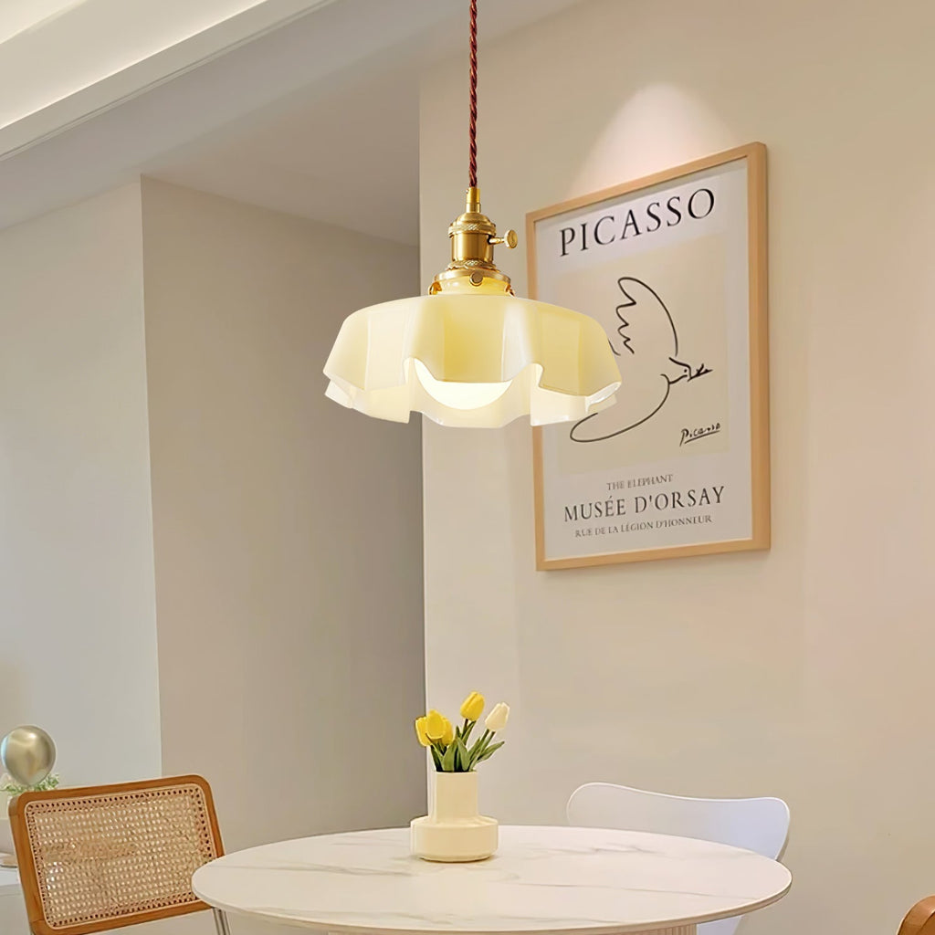 French Flower Pendant Swag Light Pendant light