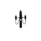 Fruit Wall Lamp 4 Heads ∅ 7.1″ x H 11.8″ / Dia 18cm x H 30cm / Matt black / 1 Piece Wall lamp
