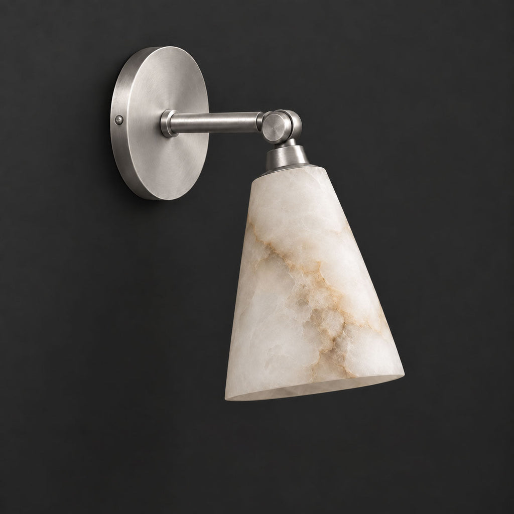 Fulcrum Alabaster Wall Sconce