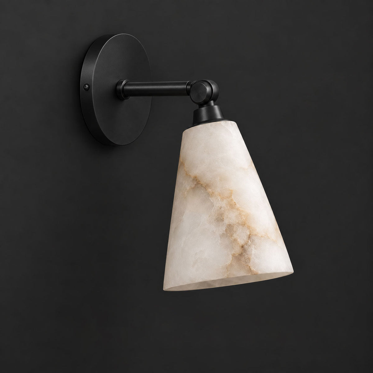 Fulcrum Alabaster Wall Sconce