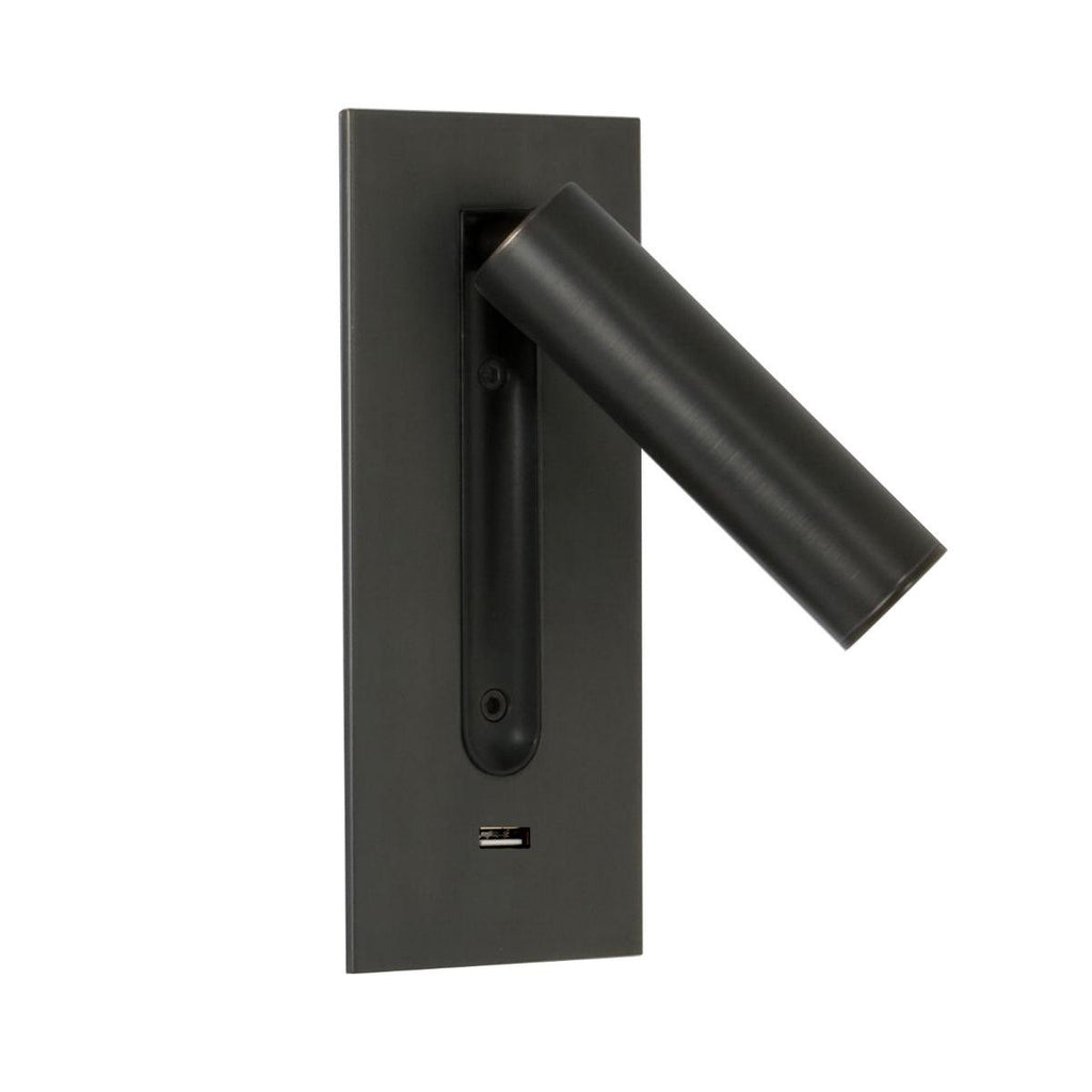 Black Bedside USB Wall Light 1001 Wall lamp