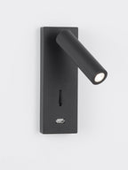 Black Bedside USB Wall Light 1001 Wall lamp