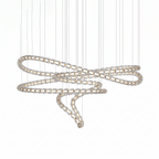 The Gabriel Spiral LED Chandelier | Custom Size & Made-to-Order Lighting for Luxury Residences & Commercial Spaces