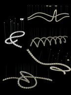 The Gabriel Spiral LED Chandelier | Custom Size & Made-to-Order Lighting for Luxury Residences & Commercial Spaces