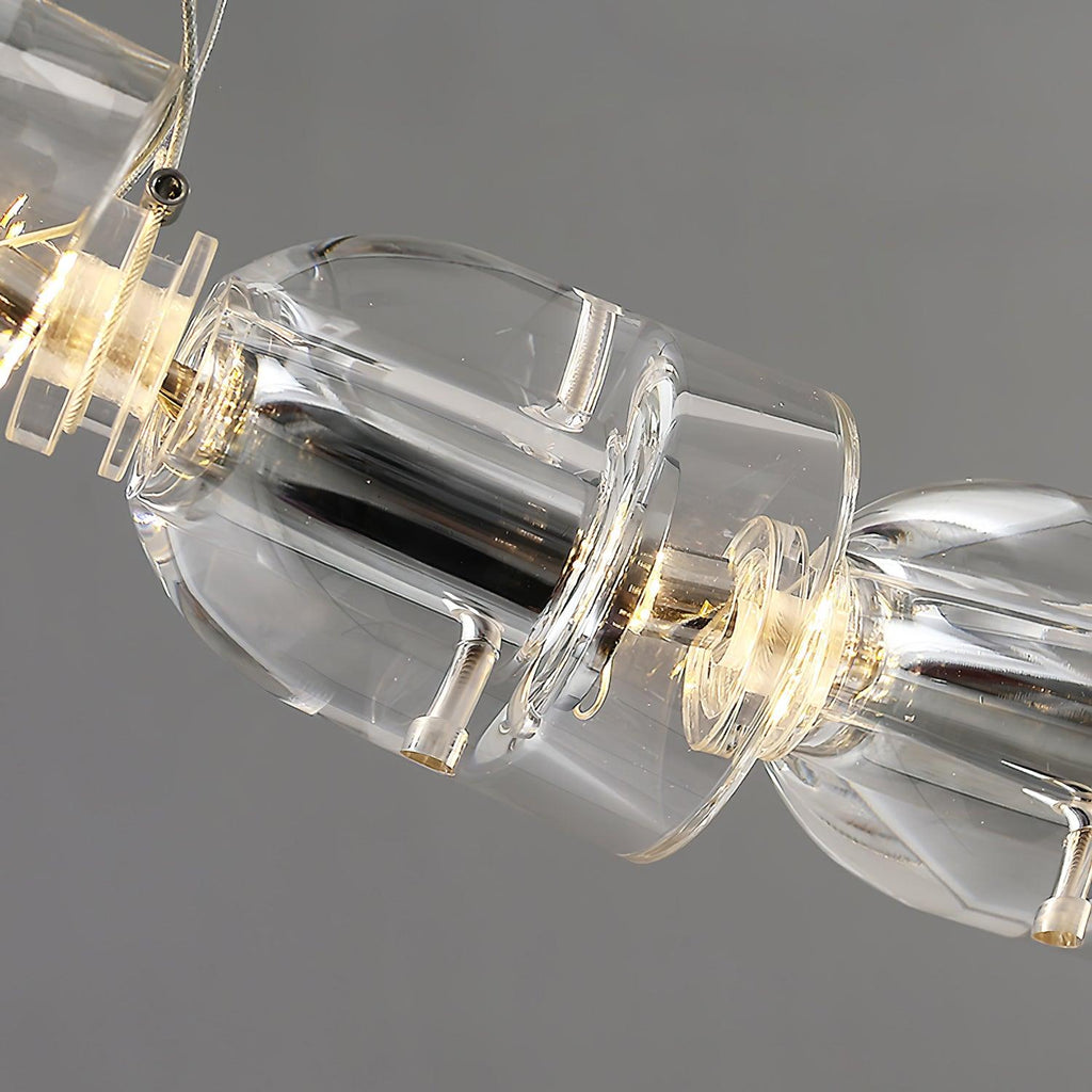 The Gabriel Spiral LED Chandelier | Custom Size & Made-to-Order Lighting for Luxury Residences & Commercial Spaces