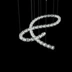 The Gabriel Spiral LED Chandelier | Custom Size & Made-to-Order Lighting for Luxury Residences & Commercial Spaces