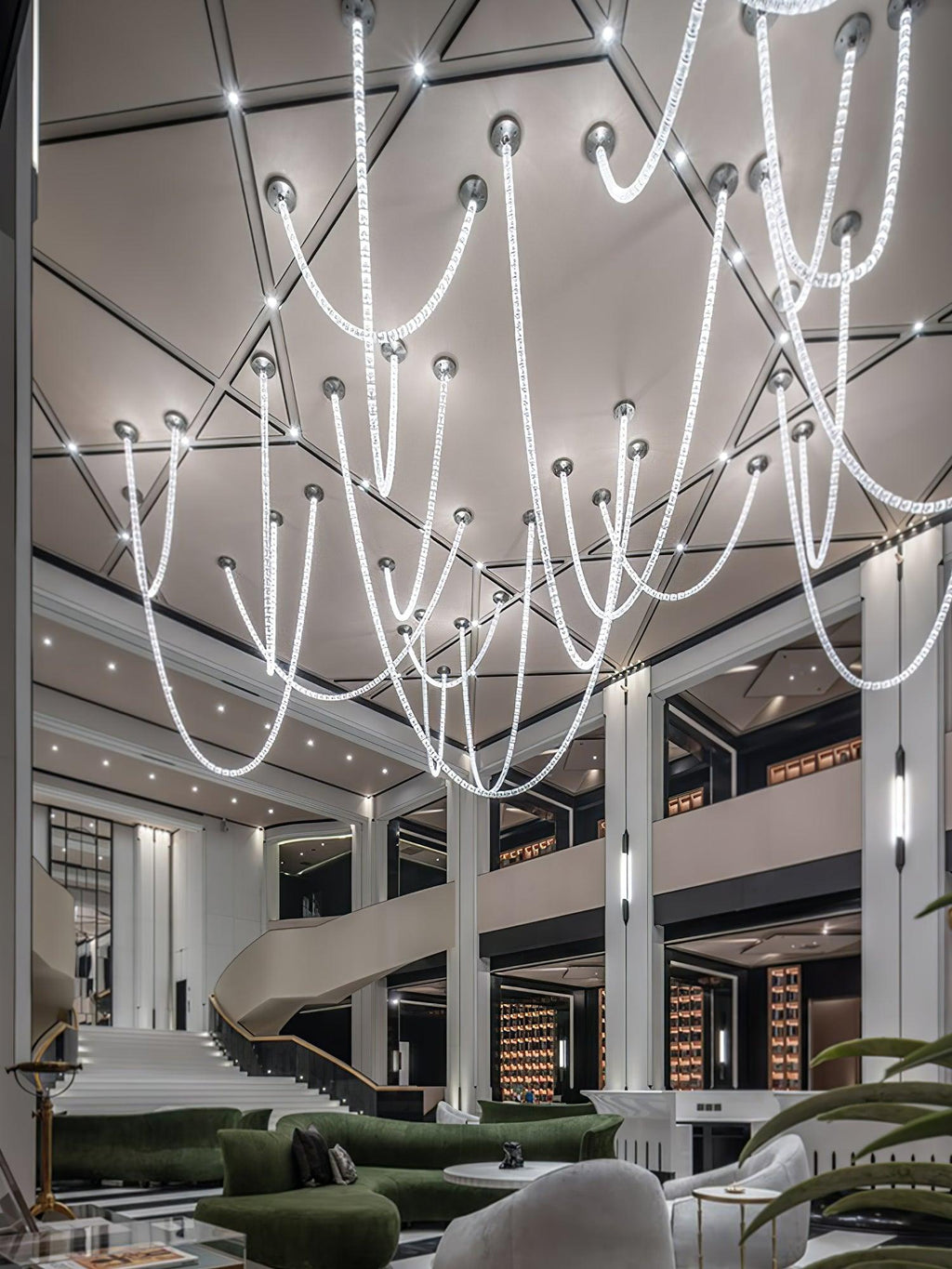The Gabriel Branch LED Chandelier | Custom Size & Made-to-Order Lighting for Luxury Homes & Commercial Spaces