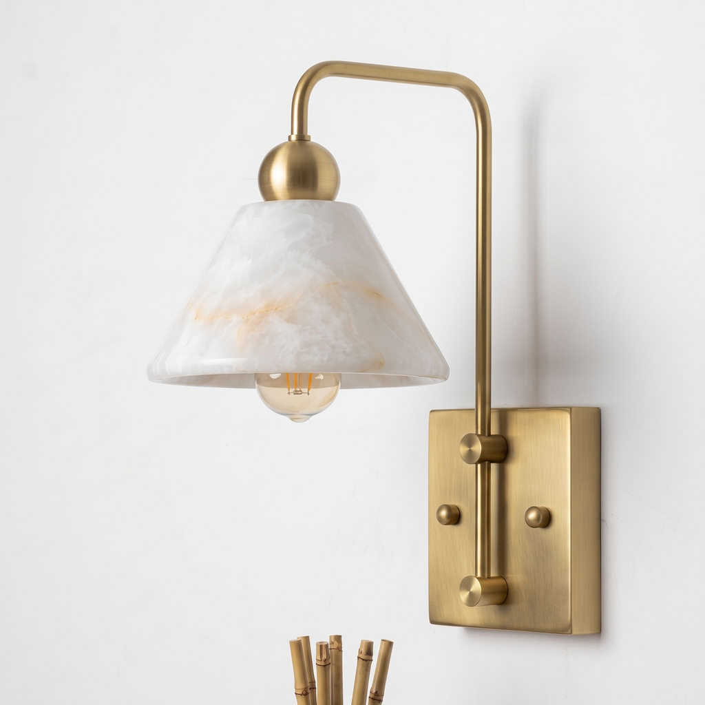 Gantry Alabaster Wall Sconce