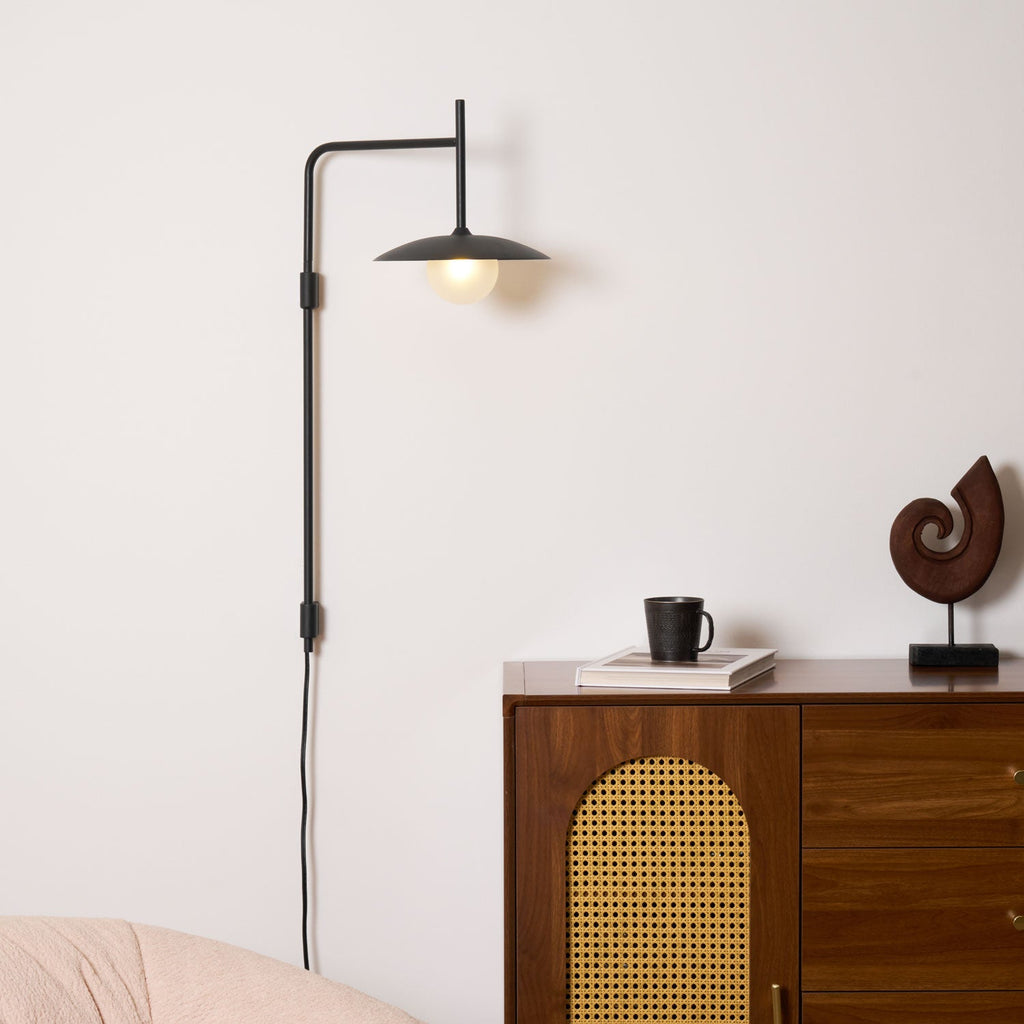 Gea Swing Arm Plug-in Wall Lamp