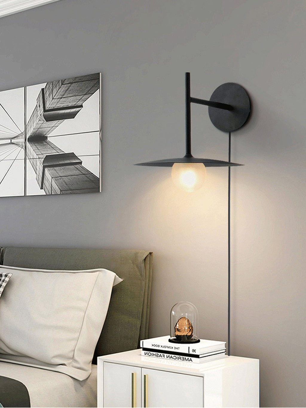 Gea Iron Plug-In Wall Lamp Wall lamp