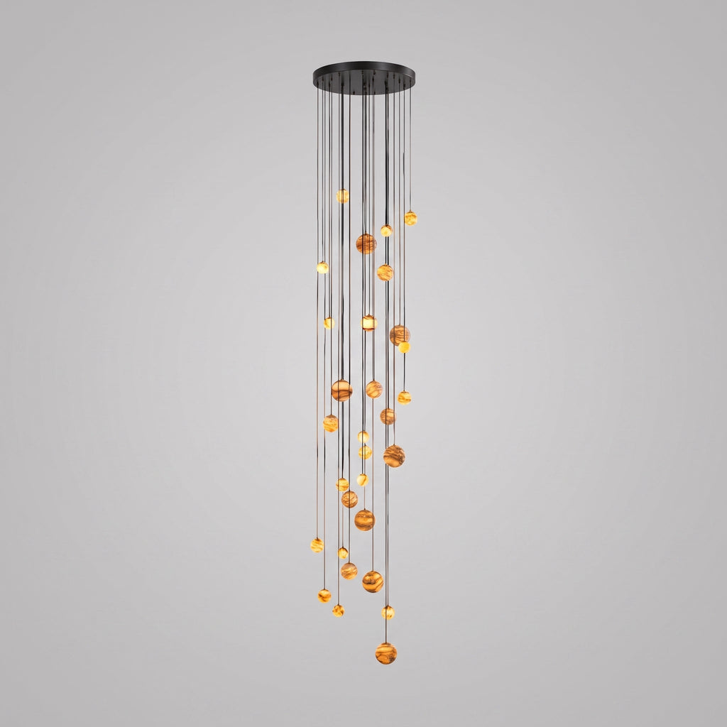 Sultana Alabaster Cluster Chandelier