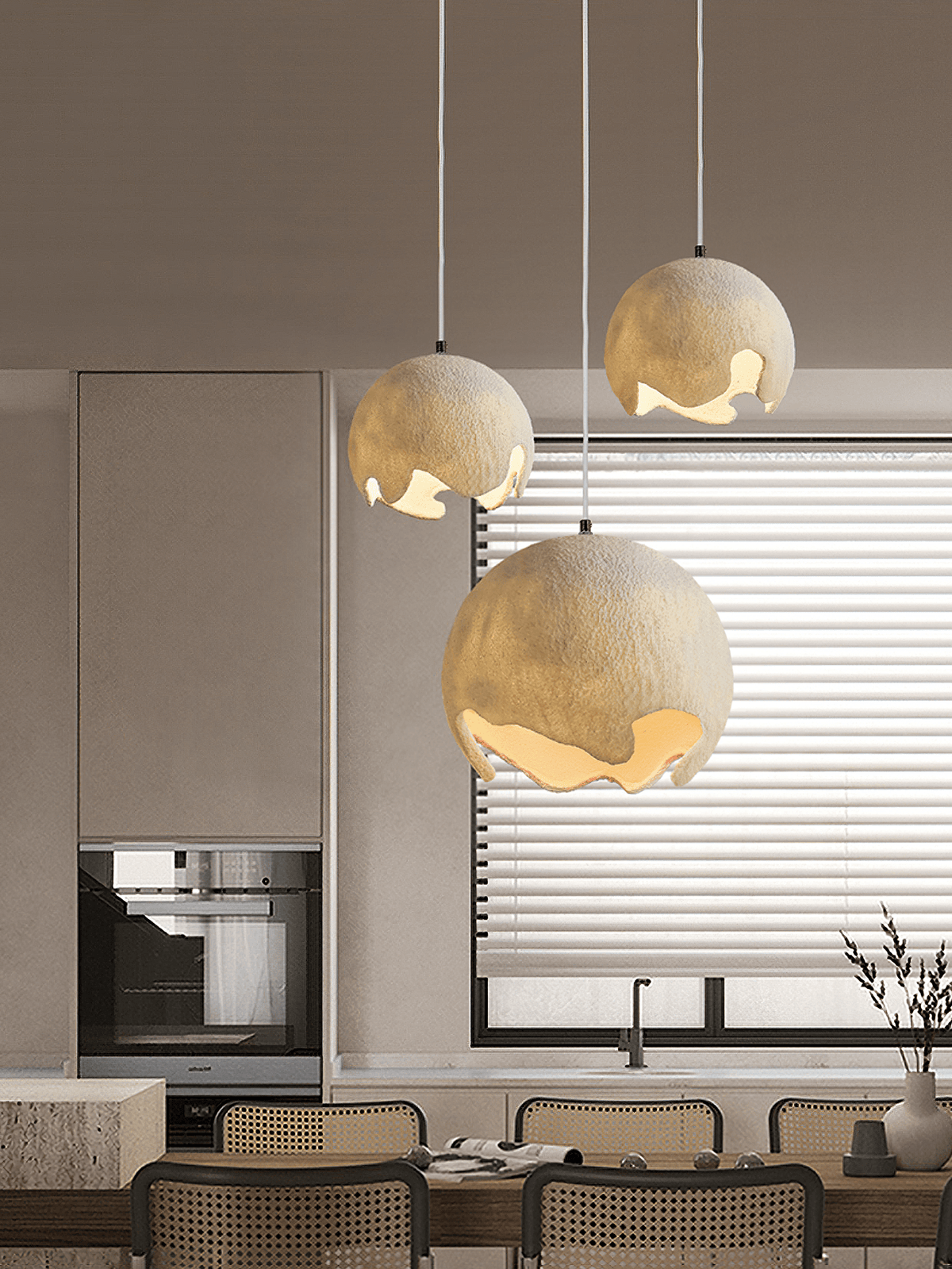 Geometric Resin Pendant Light Pendant light