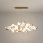 Gingko Bough Round Chandelier