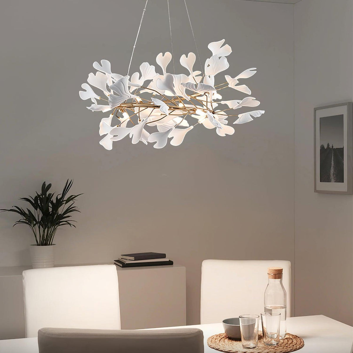 Gingko Chandelier U Chandelier