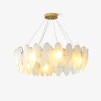 Glass Feather Chandelier Chandelier