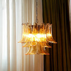 Murano Glass Leaf Chandelier