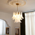 Murano Glass Leaf Chandelier